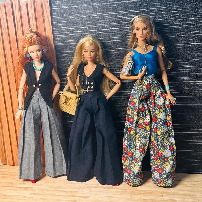 Trendy style pants for dolls image 2