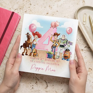 Any Age Personalised Toy Story Birthday Card, Card For Son, Card For Grandson, Card For Nephew, Any Age, Any Relation Card, Toy Story Card image 9