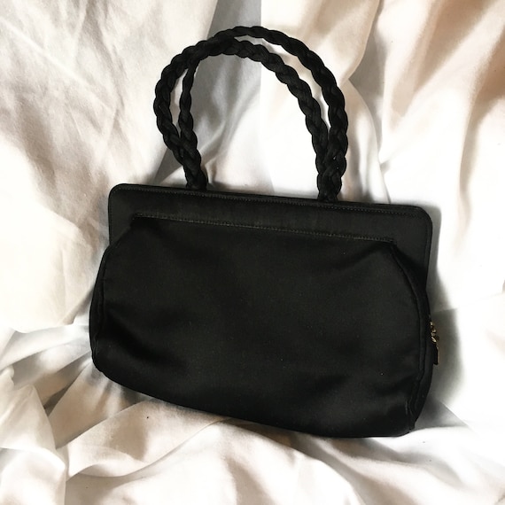 matte black purse