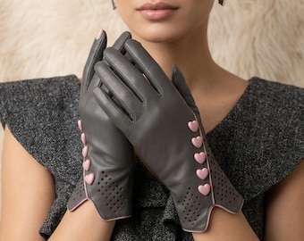 Luxury Nappa Lambskin Gloves for Classy Women – Handmade