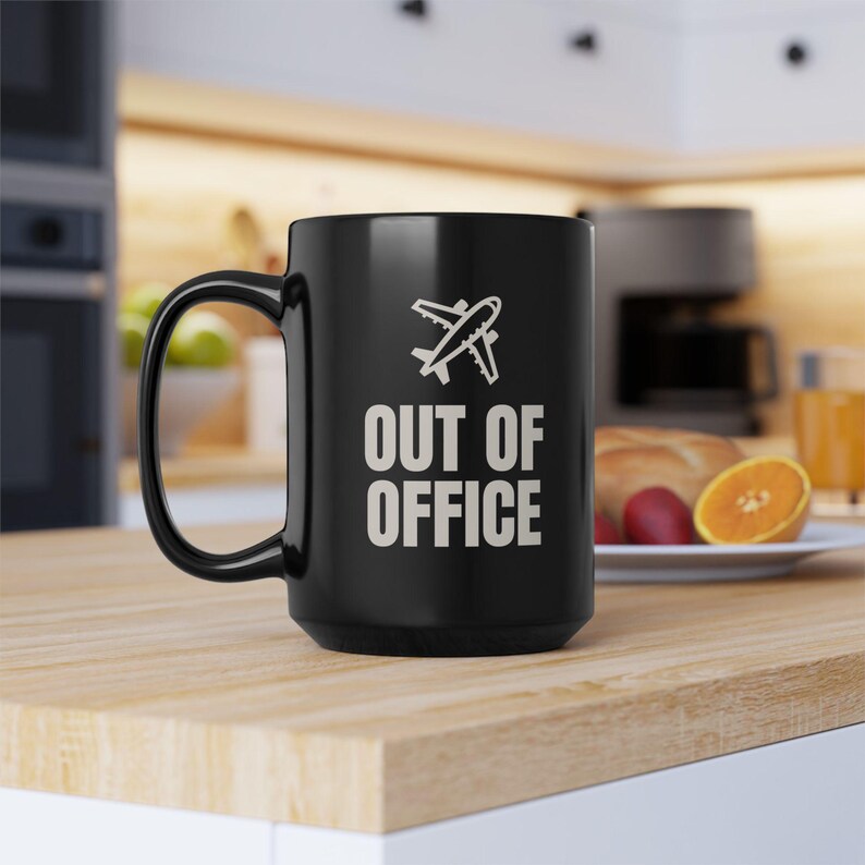 Out of Office Until January Mug | Funny Christmas Holiday Coffee Mug 15oz image 6