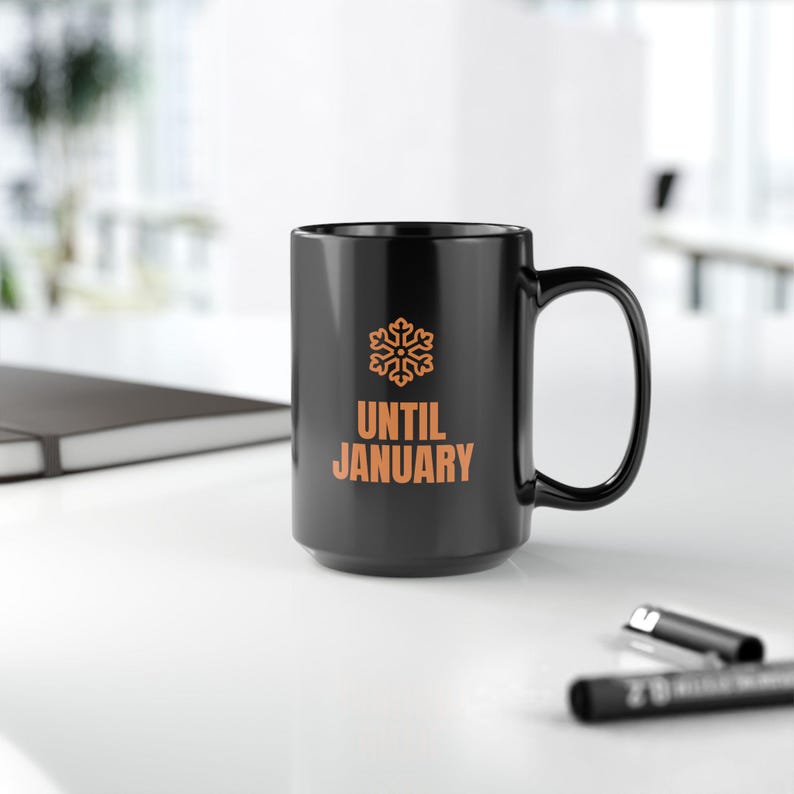 Out of Office Until January Mug | Funny Christmas Holiday Coffee Mug 15oz image 8
