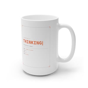 Claude Terminal | Utvecklare Kaffemugg (Vit 45 cl)