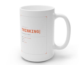 Claude Terminal | Developer Coffee Mug (White 15oz)