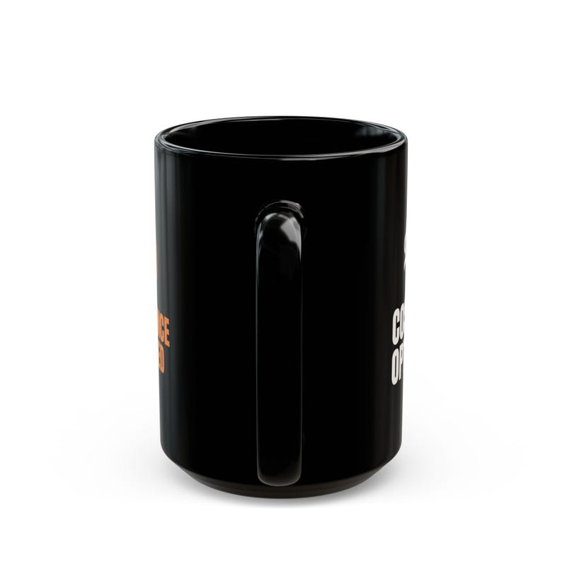 Costume Optional Confidence Required Mug | Funny Halloween Party Gift | Cheeky Black Coffee Mug image 9