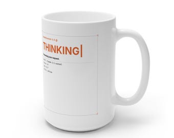 Claude Terminal | Developer Coffee Mug (White 15oz)