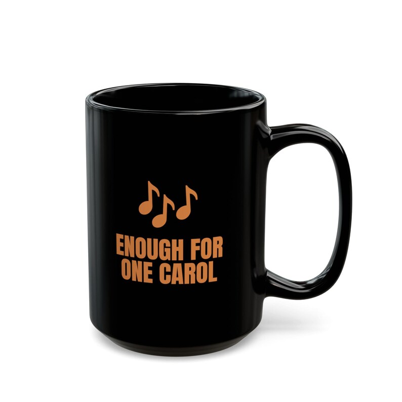 Tokens Left Enough for One Carol Mug | Funny AI Developer Christmas Mug 15oz image 3