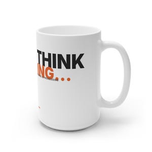 Thinking... | Claude AI Developer Mug (White 15oz)