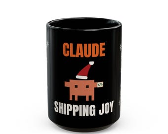 Santa Claude Delivering Code Mug | Funny Developer Christmas Mug 15oz