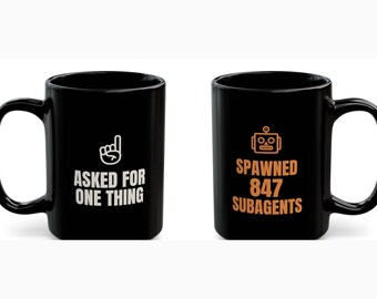Claude AI Subagents Mug Funny Developer Coffee Mug