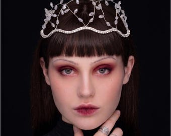 Wedding Tiara in 3 Colors – Crystal Bridal Crown