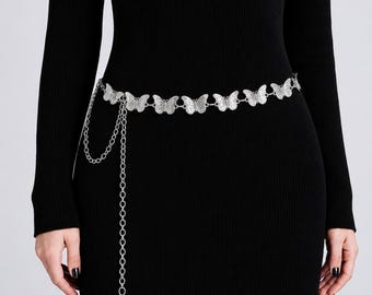 Silver Belly chains for women|Waist Chain Belt for Dresses & Party Looks
