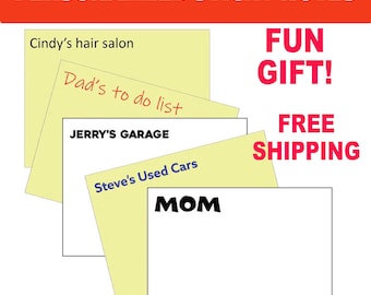 Personalized Sticky Notes Custom Name Notepad | Custom Post It Notes | Teacher Gift | Office Desk Accessories | Personalized Stationery