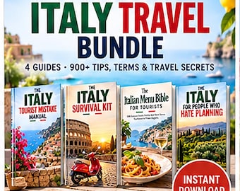 Italian Travel Guides, 4 Italy Vacation Guides, Tourist Mistakes Americans make, Italian Food Guide, Italy Trip Planner