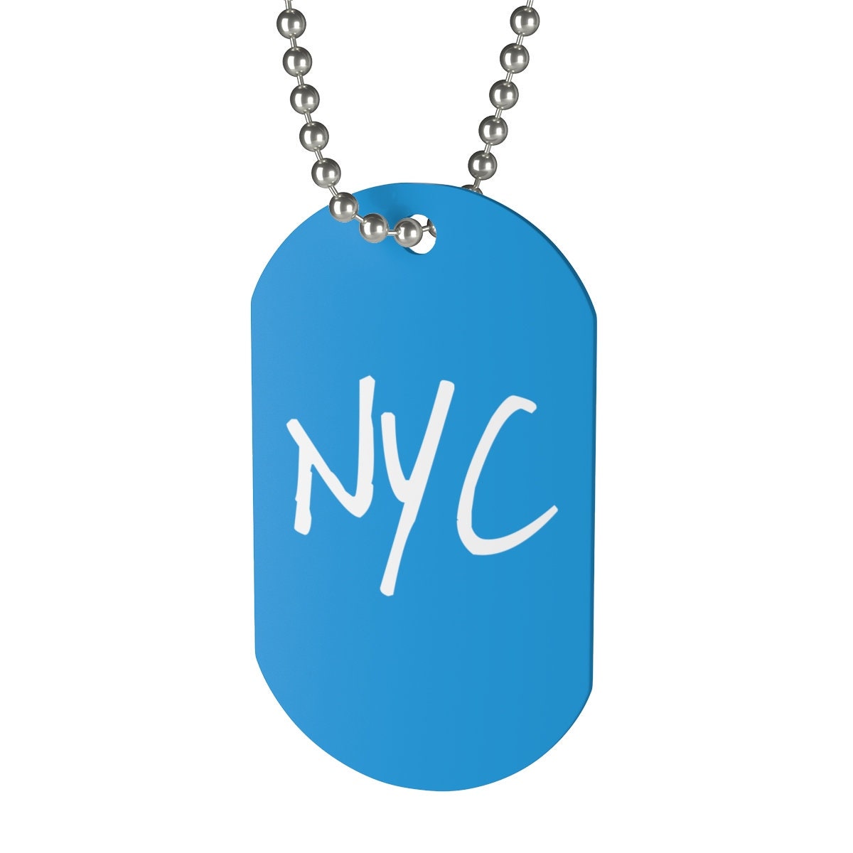 NYC Dog Tag New York City New York jewerly Etsy