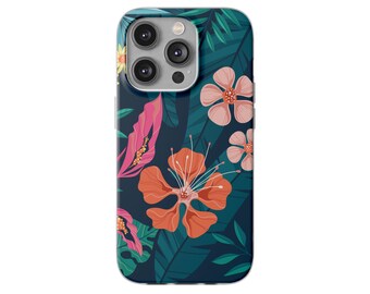 Floral Phone Case, Retro Flower Phone Case, iPhone & Samsung, Y2K phone case