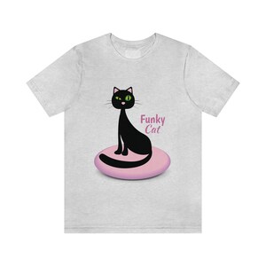 Funk cat Unisex Jersey Short Sleeve Tee / retro tee, retro fashion