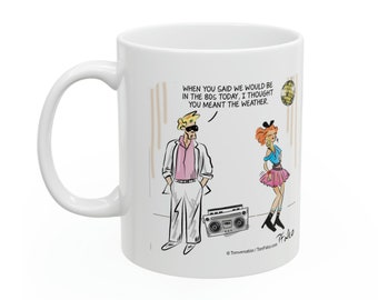 The 80s Ceramic 11 oz. mug, coffee mug, tea, cocoa