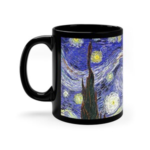 Van Gogh Starry Night 11oz coffee Mug, art, tea, coffee, cocoa