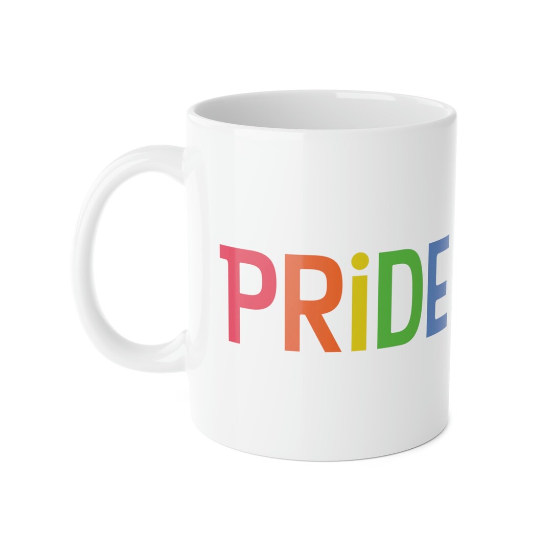 Pride (Pansexual) Flag Wrap 11oz/315ml White Ceramic Mug main image 1