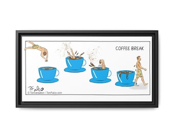 Add personality to your coffee bar with this coffee wall art print. Perfect for kitchens, cafes, espresso stations, and coffee lover gifts.