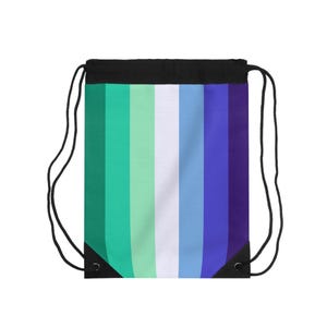 Men Loving Men Flag Drawstring Bag – LGBTQ Travel Tote