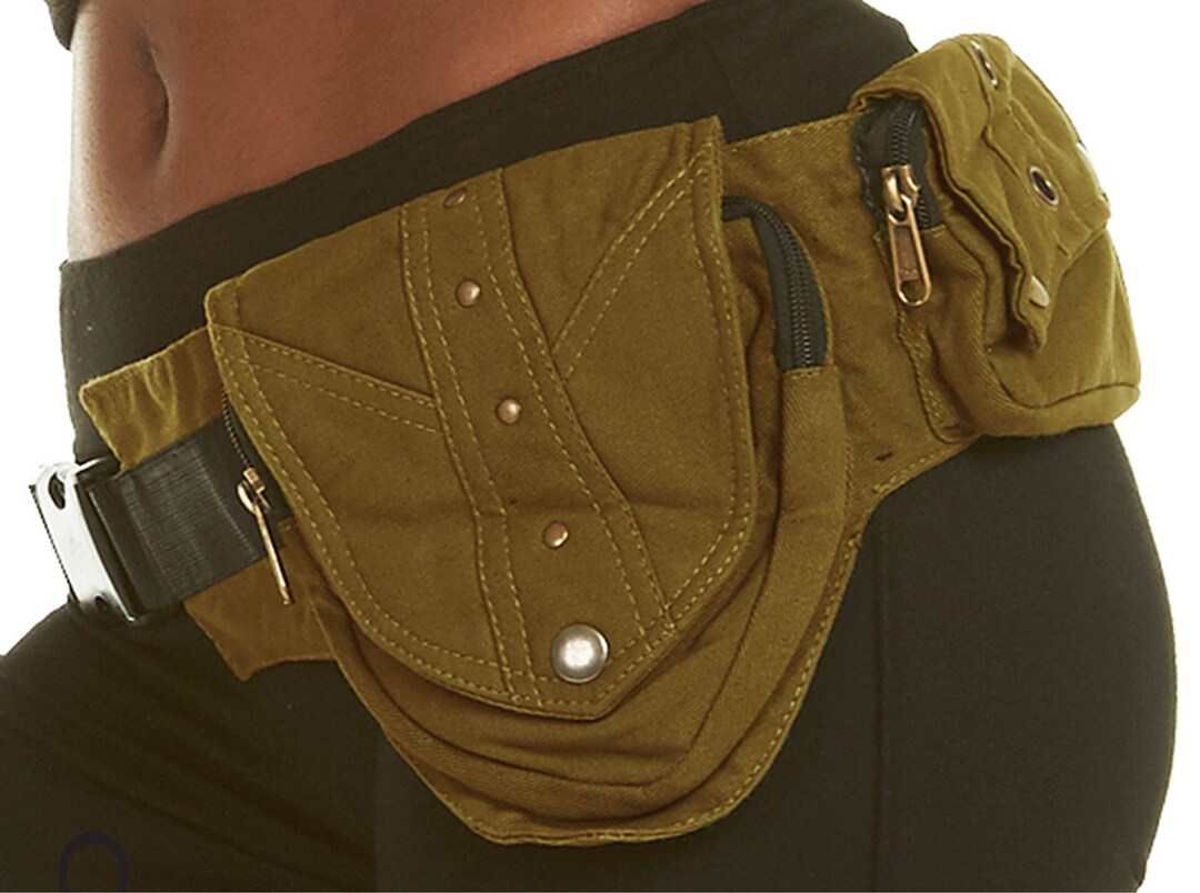 Canvas Utility Belt ASSORTED COLOURS Steampunk Belt, Camping Belt, Hip