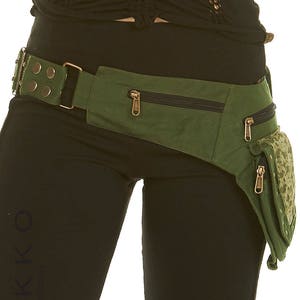 Steampunk utility belt ASSORTED COLOURS junk Gypsy, Pocket BELT, hip pack, waist pack, fanny pack, festival clothing, CLbeka image 6