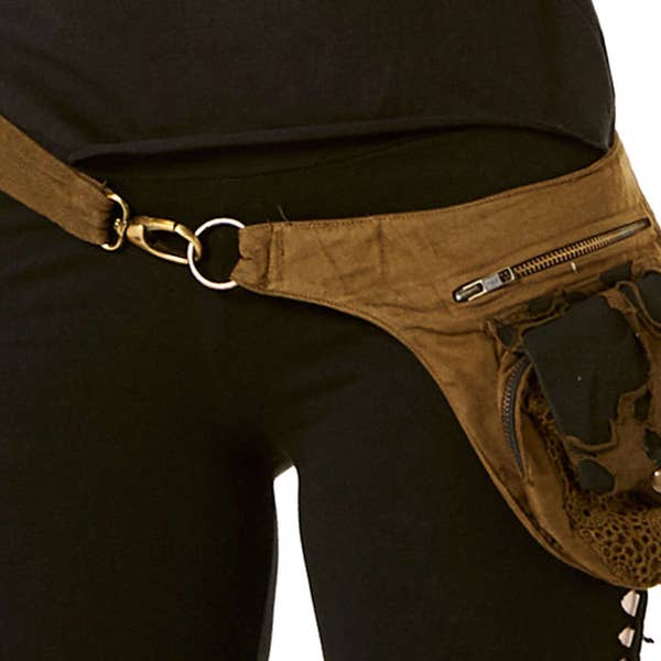 POCKET BELT, STEAMPUNK utility belt, Fanny Pack, hip bag, waist belt, BUMBAg, steampunk belt, Cobepf