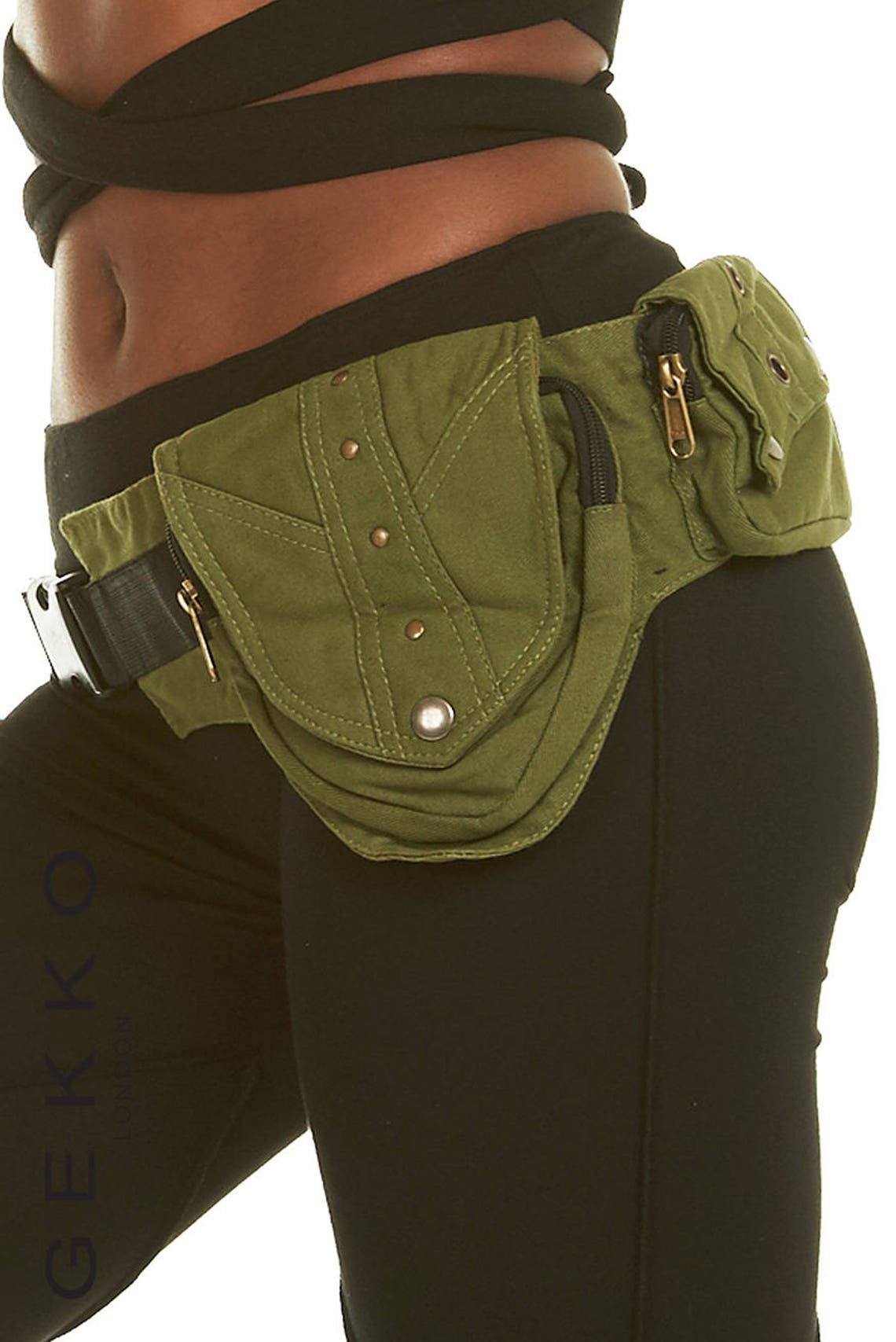 Canvas Utility Belt ASSORTED COLOURS Steampunk Belt Etsy