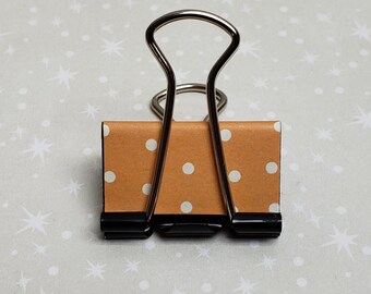patterned binder clips