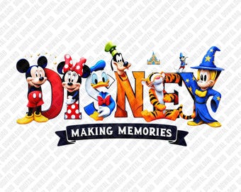 Retro-Karikatur-Maus, die Erinnerungen PNG macht, magisches Königreich Urlaub Sublimationsdesign, Familienreise Clipart, Freunde DTF Shirt Grafik
