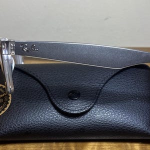 Ray-Ban RB2132 Wayfarer 6143/71 Eyeglasses Frame 5518 145 Made in Italy w/ Case image 6