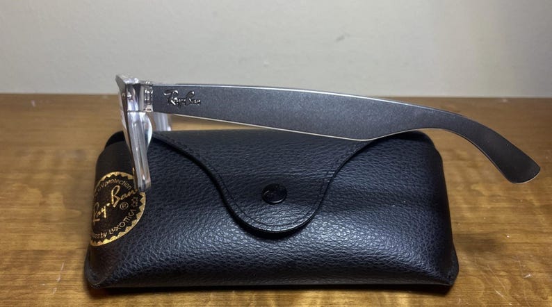 Ray-Ban RB2132 Wayfarer 6143/71 Eyeglasses Frame 5518 145 Made in Italy w/ Case image 6
