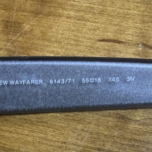 Ray-Ban RB2132 Wayfarer 6143/71 Eyeglasses Frame 5518 145 Made in Italy w/ Case image 8