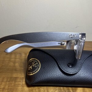 Ray-Ban RB2132 Wayfarer 6143/71 Eyeglasses Frame 5518 145 Made in Italy w/ Case image 5