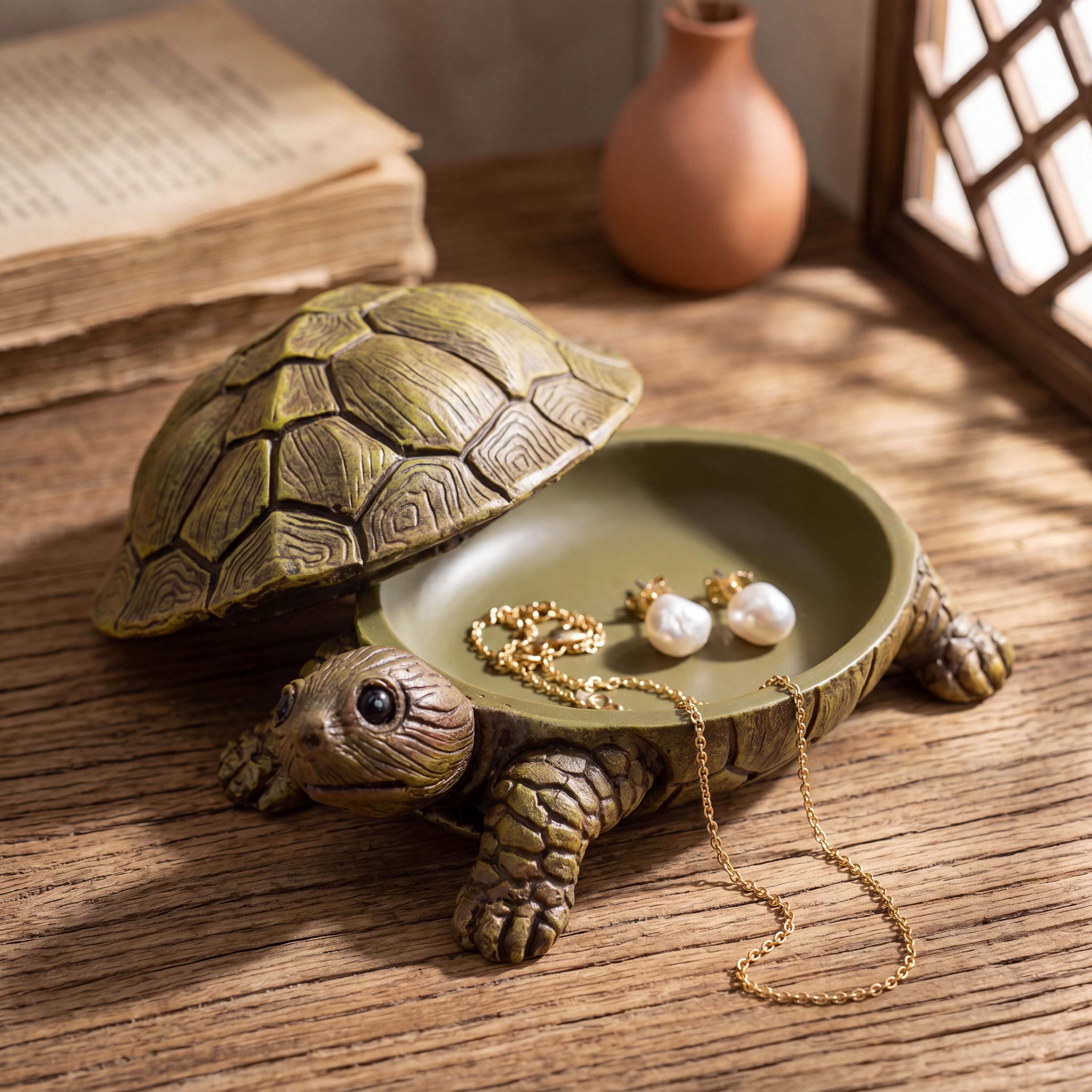 Hand Painted Ceramic Turtle - Etsy