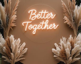 Custom Wedding Name Neon Sign, Battery Operated Sign, Wedding Neon Sign for Reception, Wedding Decor, Wedding Gifts, Last Name Neon Sign