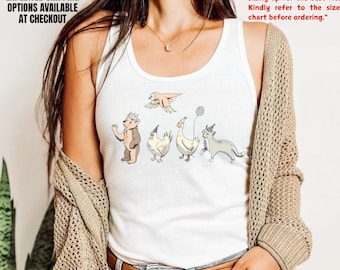 Little Bear Cute Racerback Tank Top, Disney Family Trip Outfit, Gift For Moms
