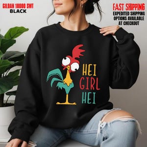 Disney World Moana Hei Girl Hei T-Shirt, Funny Rooster Graphic Sweatshirt, DisneyLand Trip Shirt, Comfort Colors Tee bild 18