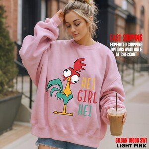 Disney World Moana Hei Girl Hei T-Shirt, Funny Rooster Graphic Sweatshirt, DisneyLand Trip Shirt, Comfort Colors Tee bild 16