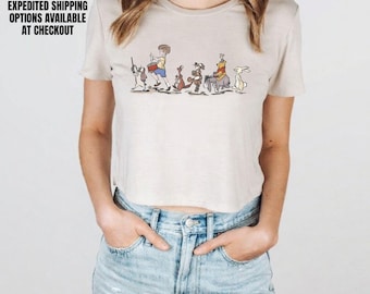 Disney World 2026 Trip Crop Top, Winnie The Pooh And Friends Shirt, Graphic Shirt