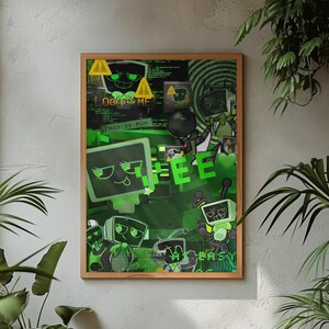 Vee Dandy’s World Poster | Roblox Game Character Wall Art | Dandys ...