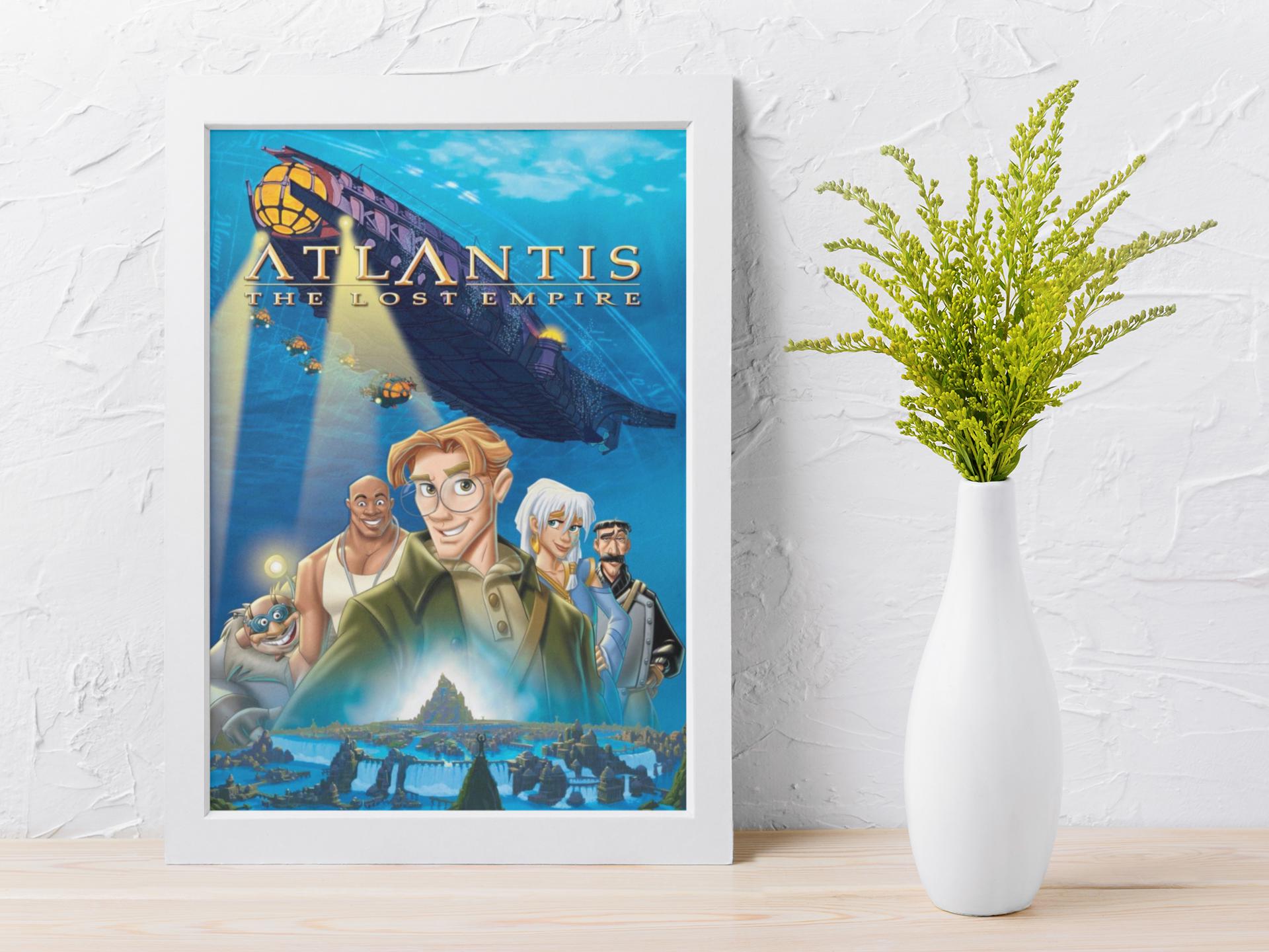 Atlantis the Lost Empire Poster | Disney Milo Wall Art | Adventure ...