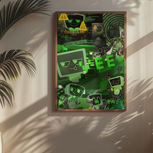 Vee Dandy’s World Poster | Roblox Game Character Wall Art | Dandys ...
