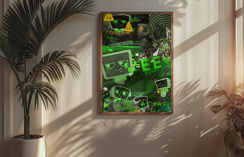 Vee Dandy’s World Poster | Roblox Game Character Wall Art | Dandys ...