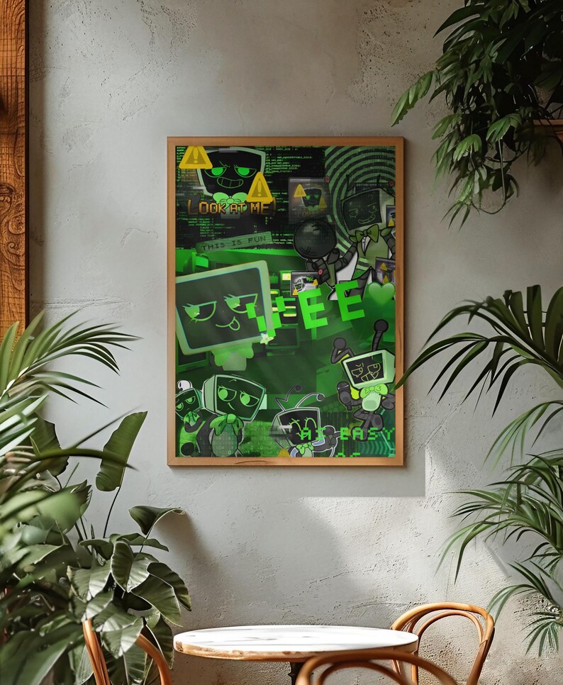 Vee Dandy’s World Poster | Roblox Game Character Wall Art | Dandys ...