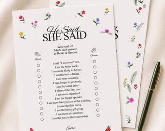 Paquete de juegos para despedida de soltera recién salido del mercado, actividades para despedida de soltera con temática de flores silvestres, juegos divertidos para despedida de soltera, editables en Canva.
