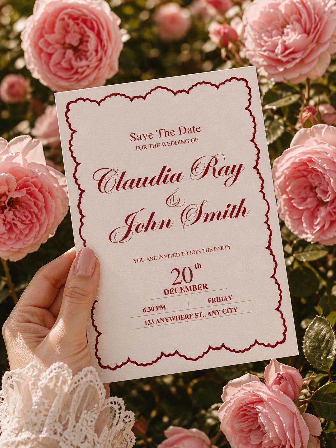 Whimsy Prom Invite Romantic Whimsy Wedding Invitation Template Vintage Invite Canva ...
