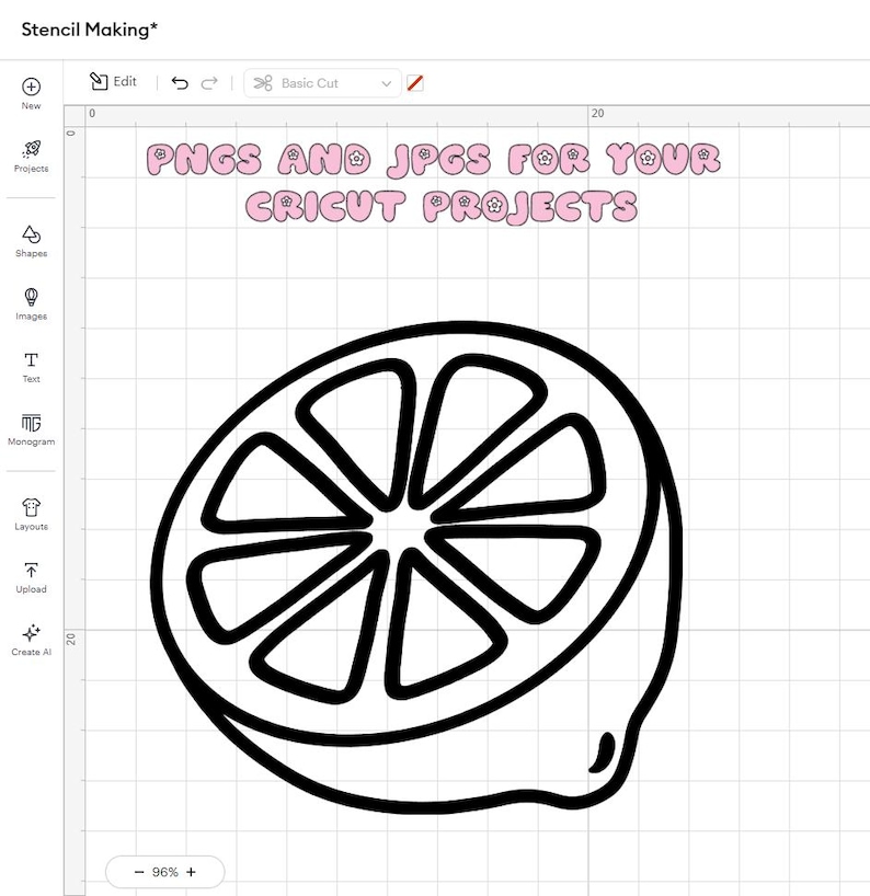 Lemon Fruit SVG, PNG, JPG Line Art for Wall Art, Cricut, Silhouette ...
